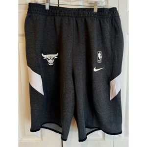 Nike NBA Chicago Bulls Team Therma Flex Dri-Fit Shorts Men's XL Tall AV1076-032